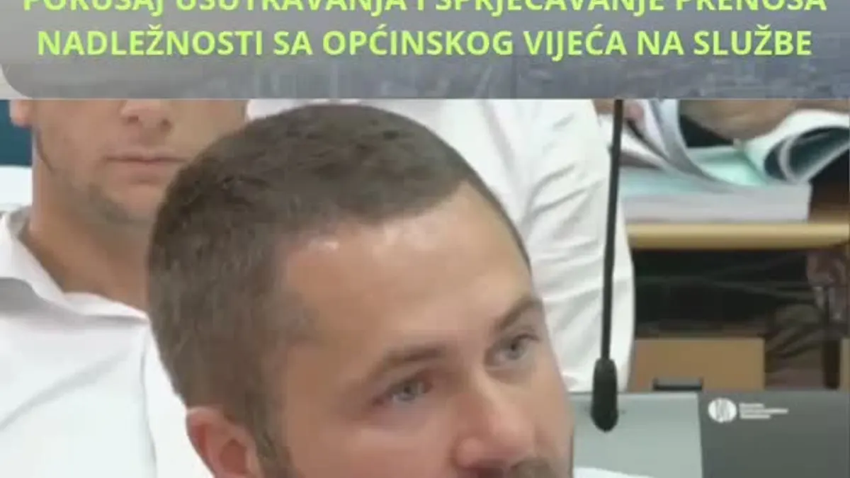 Pokušaj ograničavanja rasprave o dodjeli poslovnih prostorija